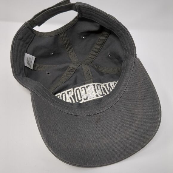 San Diego Zoo Strapback Hat Gray One Size Solid Adjustable Embroidered - Picture 6 of 8